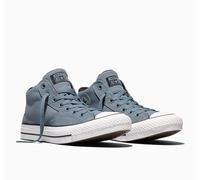 Sneaker CONVERSE "CHUCK TAYLOR ALL STAR MALDEN STREET", Herren, Gr. 45, blau (grau new world, schwarz, weiß), Leder, Textil, Schuhe Sneaker (62789129-45) grau new world, schwarz, weiß