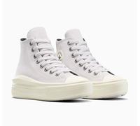 Sneaker CONVERSE "CHUCK TAYLOR ALL STAR MOVE", Damen, Gr. 40, bone cold, egret, schwarz, Leder, Schuhe Sneaker (66937636-40) bone cold, egret, schwarz