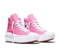 Sneaker CONVERSE "CHUCK TAYLOR ALL STAR MOVE PLATFOR", Damen, Gr. 39,5, pink, weiß, schwarz, Textil, Schuhe Sneaker (43027531-39,5) pink, weiß, schwarz