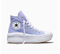 Sneaker CONVERSE "CHUCK TAYLOR ALL STAR MOVE PLATFOR", Damen, Gr. 42,5, very peri, weiß, schwarz, Textil, Schuhe Sneaker (47209365-42,5) very peri, weiß, schwarz