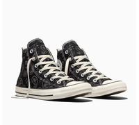 Sneaker CONVERSE "CHUCK TAYLOR ALL STAR PAISLEY POP", Damen, Gr. 39, schwarz-weiß (schwarz, schwarz matter), Textil, Schuhe Sneaker (76843721-39) schwarz, schwarz matter