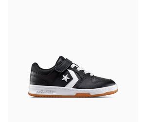 Sneaker CONVERSE "CONVERSE LIFESTYLE 1998 EASY ON", Mädchen, Gr. 33, schwarz-weiß (schwarz, weiß, schwarz), Leder, Synthetik, Schuhe Sneaker (63779704-33) schwarz, weiß, schwarz