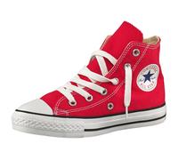 Sneaker CONVERSE "Kinder Chuck Taylor Hi", Jungen, Gr. 33, rot, Textil, Schuhe Skaterschuh Sneakerboots Canvassneaker Sneaker high, für Kinder (505102-33) rot