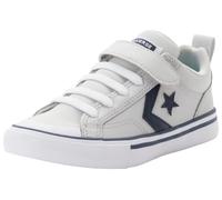 Sneaker CONVERSE "PRO BLAZE STRAP LEATHER EASY ON", Mädchen, Gr. 35, barely grau, navy, weiß, Leder, Schuhe Sneaker (78573363-35) barely grau, navy, weiß