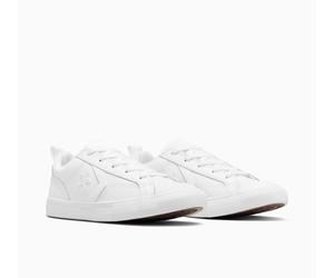 Sneaker CONVERSE "PRO BLAZE STRAP LEATHER", Mädchen, Gr. 38,5, weiß, Leder, Schuhe Sneaker (49354865-38,5) weiß