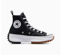 Sneaker CONVERSE "RUN STAR HIKE CANVAS PLATFORM", Damen, Gr. 42,5, schwarz-weiß (schwarz, weiß, gum), Textil, Schuhe Sneaker (84468221-42,5) schwarz, weiß, gum