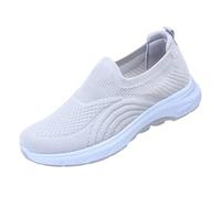 Sneaker Damen Turnschuhe Mesh Atmungsaktive BarfußSchuhe Komfort Slip On Walking Freizeitschuhe Leicht Bequem Laufschuhe Breite FüßE Wanderschuhe Sommerschuhe Ohne SchnüRsenkel Schlupfschuhe