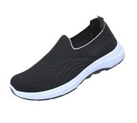 Sneaker Damen Turnschuhe Mesh Atmungsaktive BarfußSchuhe Komfort Slip On Walking Freizeitschuhe Leicht Bequem Laufschuhe Breite FüßE Wanderschuhe Sommerschuhe Ohne SchnüRsenkel Schlupfschuhe