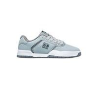 Sneaker DC SHOES "Central", Gr. 9,5(42,5), blau (grau, grau, blau), Obermaterial: Leder / Futter: Textil / Außensohle: Gummi, Schuhe (96425136-9,5) grau, grau, blau