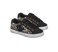 Sneaker DC SHOES "Chelsea", Gr. 6(37), cheetah, schwarz, Obermaterial: Textil / Futter: Textil / Außensohle: Gummi, Schuhe (83867336-6) cheetah, schwarz
