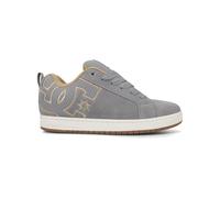 Sneaker DC SHOES "Court Graffik", Herren, Gr. 11,5(45), weiß (grau, tan, sanftes weiß), Obermaterial:57.05% Leder, 28.2% Synthetikmaterial, 13.87% Microfaser, 0.88% Textil;, Schuhe Sneaker (75206938-1