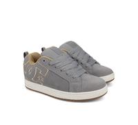 Sneaker DC SHOES "Court Graffik", Herren, Gr. 11,5(45), weiß (grau, tan, sanftes weiß), Obermaterial:57.05% Leder, 28.2% Synthetikmaterial, 13.87% Microfaser, 0.88% Textil;, Schuhe Sneaker (75206938-1