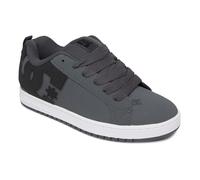 DC Shoes Lederschuhe Court Graffik – Herren – Größe 45 – Grau