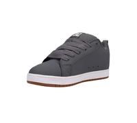 Sneaker DC SHOES "Court Graffik", Herren, Gr. 48.5 EU, weiß (grau, weiß), Obermaterial:57.05% Leder, 28.2% Synthetikmaterial, 13.87% Polyester, 0.88% Textil., Schuhe Sneaker (56259855-14) grau, weiß
