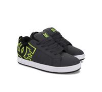 Sneaker DC SHOES "Court Graffik", Herren, Gr. 8(40,5), grün (grau, schwarz, grün), 57.05% Leder, 28.2% Synthetikmaterial, 13.87% Polyester, 0.88% Textil, Schuhe Sneaker (30158560-8)