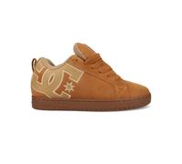 Sneaker DC SHOES "Court Graffik", Herren, Gr. 9,5(42,5), braun (braun, gum), Obermaterial:57.05% Leder, 28.2% Synthetikmaterial, 13.87% Microfaser, 0.88% Textil;, Schuhe Sneaker (64851555-9,5)