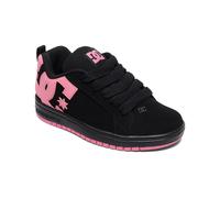 Sneaker DC SHOES "Court Graffik", Mädchen, Gr. 3(34), schwarz, pink, Obermaterial: Leder / Futter: Textil / Außensohle: Gummi., Schuhe Sneaker (39003329-3) schwarz, pink