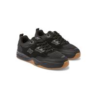 Sneaker DC SHOES "DC Ascend", Herren, Gr. 6(38), schwarz (schwarz, schwarz, gum), Obermaterial: Leder (Kuh) / Futter: Textil / Außensohle: Gummi, Schuhe Sneaker (28277243-6) schwarz, schwarz, gum