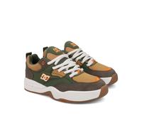 Sneaker DC SHOES "DC Ascend", Herren, Gr. 7,5(40), grün (braun, olive), Obermaterial:Obermaterial: Leder (Kuh) / Futter: Textil / Außensohle: Gummi;, Schuhe Sneaker (46024703-7,5)