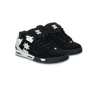 Sneaker DC SHOES "DC COMMAND", Herren, Gr. 43, schwarz-weiß (schwarz, weiß), Leder, Synthetik, Schuhe Sneaker (46045515-43) schwarz, weiß