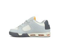 Sneaker DC SHOES "DC COMMAND", Herren, Gr. 45, grau (grau, dunkelgrau, orange), Leder, Synthetik, Schuhe Sneaker (88399115-45) grau, dunkelgrau, orange