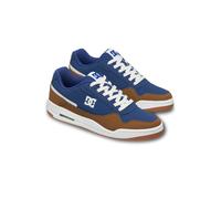 Sneaker DC SHOES "DC Jeare", Herren, Gr. 10 (43), blau, braun, weiß, Obermaterial: Synthetikmaterial / Futter: Textil / Außensohle: Gummi., Schuhe Sneaker (98957756-10) blau, braun, weiß