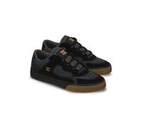 Sneaker DC SHOES "DC Metric Vc", Herren, Gr. 11(44,5), schwarz (schwarz, gold), Obermaterial:Obermaterial aus Wildleder, Leder oder Nubuk., Schuhe Sneaker (60582408-11) schwarz, gold