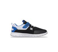 Sneaker DC SHOES "Heathrow Prestige Ev", Kinder, Gr. 5,5(36,5), schwarz-weiß (schwarz, weiß, blau), Obermaterial: Textil (Mmf), Futter: Textil, Laufsohle: EVA, Schuhe Sneaker (75879908-5,5) schwarz, w