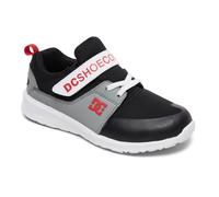 Sneaker DC SHOES "Heathrow Prestige Ev", Kinder, Gr. 12,5(30), schwarz-weiß (schwarz, weiß, blau), Obermaterial: Textil (Mmf), Futter: Textil, Laufsohle: EVA, Schuhe Sneaker (75879908-12,5) schwarz, w