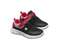 Sneaker DC SHOES "Heathrow Prestige Ev", Kinder, Gr. 6,5(38), schwarz (schwarz shadow, schwarz, lime), Obermaterial:Obermaterial: Textil (Mmf), Futter: Textil, Laufsohle: EVA;, Schuhe Sneaker (5098061
