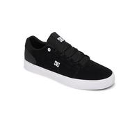 Sneaker DC SHOES "Hyde", Herren, Gr. 10,5 (44), schwarz-weiß (schwarz, schwarz, weiß), Obermaterial: Leder / Futter: Textil / Außensohle: Gummi, Schuhe Sneaker (68030334-10,5) schwarz, schwarz, weiß
