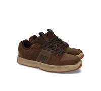 Sneaker DC SHOES "Lynx Zero", Herren, Gr. 8,5(41), braun (braun, gum), 50.51% Leder, 39.8% Synthetikmaterial, 9.69% Polyester, Schuhe Sneaker (17859261-8,5) braun, gum