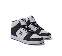 Sneaker DC SHOES "Manteca 4 Hi", Herren, Gr. 8(40,5), blau (weiß, navy), 51.34% Leder, 48.66% Synthetikmaterial, Schuhe Sneaker (41769643-8)