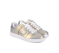Sneaker DC SHOES "Manteca 4 LX", Gr. 5(36), gold (light gold), Obermaterial: Leder (Kuh) / Futter: Textil / Außensohle: Gummi, Schuhe (29557937-5) light gold