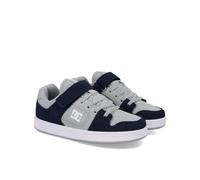 Sneaker DC SHOES "Manteca 4 V", Kinder, Gr. 6(37), navy, grau, weiß, Obermaterial:51% Leder, 49% Synthetikmaterial;, Schuhe Sneaker (86595715-6) navy, grau, weiß