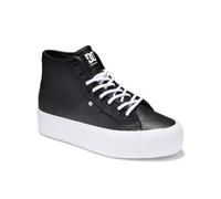 Sneaker DC SHOES "Manual Hi Wnt", Damen, Gr. 11(43), schwarz-weiß (schwarz, weiß), Obermaterial:Obermaterial: Synthetikmaterial / Futter: Textil / Außensohle: Gummi;, Schuhe Sneaker (94226830-11)