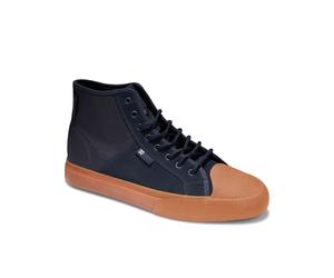 Sneaker DC SHOES "Manual Hi Wnt", Damen, Gr. 4,5(36,5), blau, Obermaterial: Textil (Chemiefaser) / Futter: Textil / Außensohle: Gummi, Schuhe Sneaker (95437706-4,5)