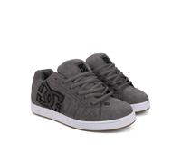 Sneaker DC SHOES "Net Se", Herren, Gr. 9(42), grau (grau, grau), 92.3% Leder, 7.7% Polyester, Schuhe Sneaker (70598568-9) grau, grau