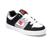 Sneaker DC SHOES "Pure" Gr. 3(34), schwarz-weiß (white, black, red) Kinder Schuhe (81790540-3) white, black, red