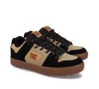 Sneaker DC SHOES "PURE WNT", Herren, Gr. 41, schwarz, gum, Leder, Synthetik, Schuhe Sneaker, winterized, wasserdicht, Winterschuhe (85291100-41) schwarz, gum