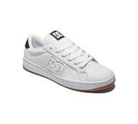 Sneaker DC SHOES "Striker", Herren, Gr. 8,5(41), weiß, schwarz, gum, Obermaterial: Leder (Kuh) / Futter: Textil / Außensohle: Gummi, Schuhe Sneaker (61332738-8,5) weiß, schwarz, gum