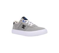 Sneaker DC SHOES "Teknic", Damen, Gr. 4(35), grau (grau, blau), Obermaterial:OBERMATERIAL: LEDER (KUH) / FUTTER: TEXTIL / AUSSENSOHLE: GUMMI;, Schuhe Sneaker (29418906-4) grau, blau