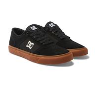 Sneaker DC SHOES "Teknic", Herren, Gr. 14(48,5), schwarz (schwarz, gum), Obermaterial:Obermaterial: Leder (Kuh) / Futter: Textil / Außensohle: Gummi;, Schuhe Sneaker (28540316-14) schwarz, gum