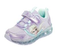 Sneaker DISNEY "FROZEN", Mädchen, Gr. 30, lila, Synthetik, Schuhe Sneaker, mit cooler Blinkfunktion (71975403-30) lila