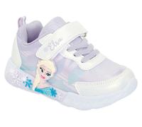 Sneaker DISNEY "FROZEN", Mädchen, Gr. 31, weiß, Textil, Schuhe Sneaker, mit cooler Blinkfunktion (81785459-31) weiß
