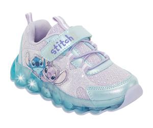 Sneaker DISNEY "LILO & STITCH", Mädchen, Gr. 24, lila, Synthetik, Schuhe Sneaker, mit cooler Blinkfunktion (82357849-24) lila