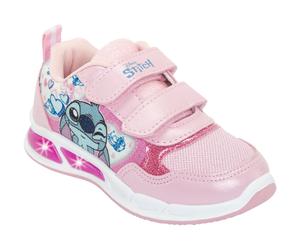 Sneaker DISNEY "LILO & STITCH", Mädchen, Gr. 29, pink, Textil, Schuhe Sneaker, mit cooler Blinkfunktion (66742031-29) pink