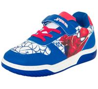 Sneaker DISNEY "SPIDERMAN", Mädchen, Gr. 29, blau, Textil, Schuhe Sneaker, mit cooler Blinkfunktion (63869529-29) blau