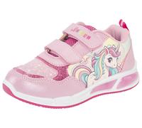 Sneaker DISNEY "UNICORN", Mädchen, Gr. 27, pink, Synthetik, Schuhe Sneaker, mit cooler Blinkfunktion (83368862-27) pink