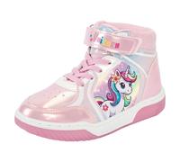 Sneaker DISNEY "UNICORN", Mädchen, Gr. 28, pink, Synthetik, Schuhe Sneaker, mit cooler Blinkfunktion (22864613-28) pink
